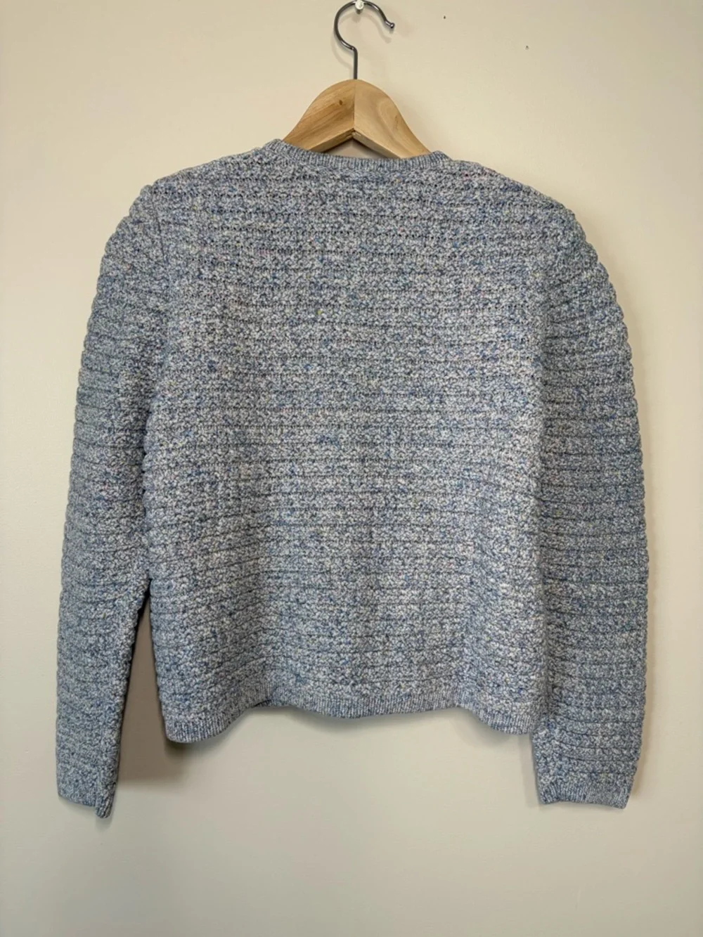 ba&sh Bash Guspa Multicolor Tweed Cardigan Jacket Gray Pastel Multi | size 1 / S - Picture 15 of 16